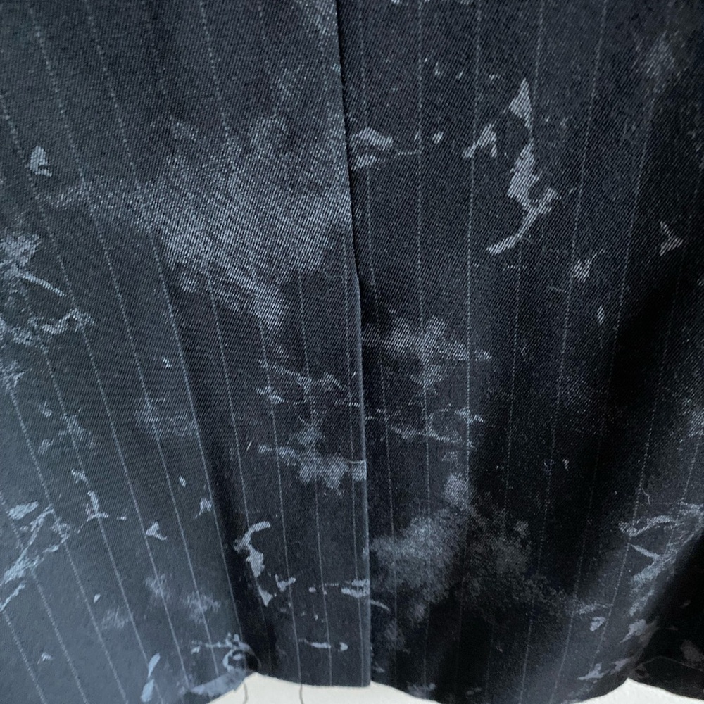 Simon Clark Blazer Men’s S Black Camo Art To Wear Grungy‎ Goth Raw Ham Jacket - Picture 14 of 14